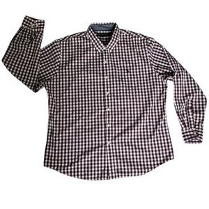 U.S. Polo Assn. Men's Checkered Shirt - Black and White